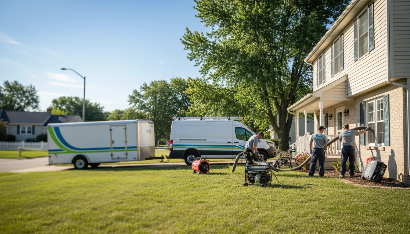 Flooded Basement Restoration And Cleanup With Repair in Charlevoix, MI near me